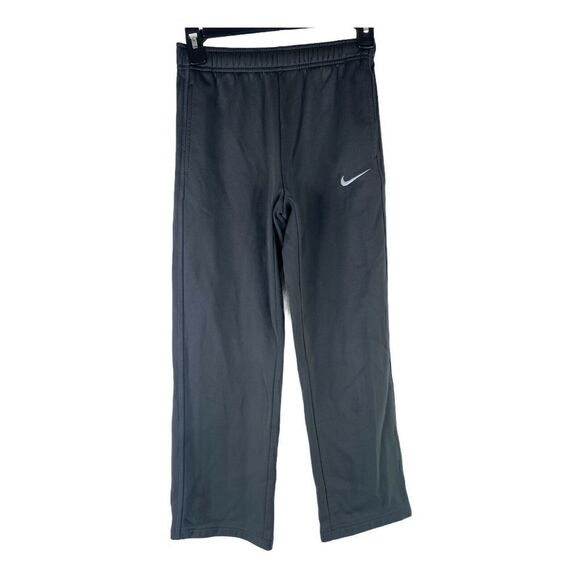 Nike Boys Medium Black Knockout Fleece 2.0 Warm Up Pants Therma Fit 546161-060 - Picture 1 of 7